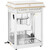 Maszyna automat urządzenie do prażenia popcornu retro TEFLON 1600 W 5-6 kg/h - biało-złota