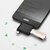 Adapter przejściówka OTG 2w1 USB do USB-C / micro USB - czarny