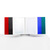 Flip Display System / Price List Holder / Desktop Flip Display Stand "QuickLoad" | 10x each of red, blue, green, white and black 50
