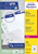 Adress-Etiketten, A4 mit ultragrip, 63,5 x 38,1 mm, 250 Bogen/5.250 Etiketten, weiß