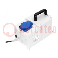 Transformer: protective; 160VA; 230VAC; 230V; IP44; Ins.class: II