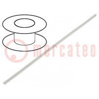 Insulating tube; fiberglass; -40÷180°C; Øint: 1mm; 4.3kV/mm; reel