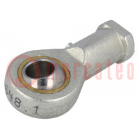 Ball joint; 16mm; M16; 2; right hand thread,inside; steel