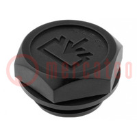 Fill plug; without side hole; Thread: G 3/4"; Overall len: 16mm