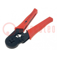 Tool: for crimping; insulated solder sleeves; 1÷6mm2