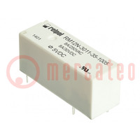 Relè: elettromagnetico; SPDT; Ubobina: 5VDC; 10A; 8A/250VAC; RM12N