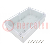 Enclosure: multipurpose; X: 140mm; Y: 210mm; Z: 60mm; ZP; ABS; gasket