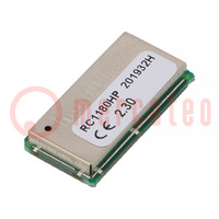 Modul: RF; UART; -109dBm; 2,7÷3,3VDC; 27dBm; SMD; 76,8kbps; 560/24mA