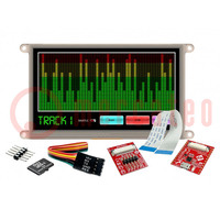 Entw.Kits: mit Display; LCD TFT; 7"; 800x480; 455cd/m2; FFC/FPC