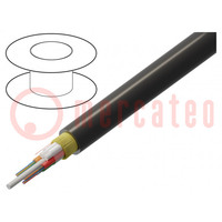 Wire: fiber-optic; AERO AS04; Øcable: 10.1mm; Number of fibers: 12