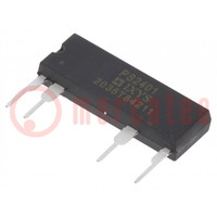 Relay: solid state; Icntrl max: 100mA; 1000mA; max.500VAC; THT