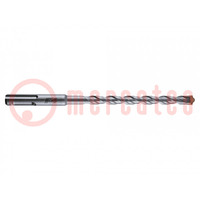 Drill bit; for concrete; Ø: 11mm; L: 160mm; metal; cemented carbide