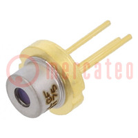 Diode: laser; 645÷660nm; 7mW; 9/28; THT; 2.2÷2.5VDC; red