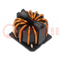 Inductor: wire with current compensation; THT; 900uH; 1.92mΩ
