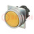 Switch: push-button; 22mm; Stabl.pos: 2; yellow; none; IP66; flat
