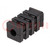 Mounting coupler; for profiles; W: 21mm; H: 43mm; Int.thread: M8