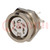 Socket; DIN; female; PIN: 6; Layout: 240°; for panel mounting,screw