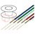 Cordon: concentrique; RGB75; corde; OFC; PVC; blanc; 100m
