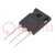 Diode: rectifying; THT; 200V; 30Ax2; tube; Ifsm: 360A; TO247-3; 160W