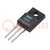 Transistor: P-MOSFET; unipolair; -250V; -6A; Idm: -24A; 35W; TO220F