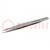Tweezers; 130mm; Blade tip shape: sharp; non-magnetic