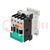 Contactor: 3-pole; NO x3; 18A; on panel,for DIN rail mounting