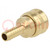 Quick connection coupling; 0÷35bar; brass; L: 55mm; 1000l/min