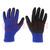 Protective gloves; Size: 8; black-navy blue; latex,polyamide