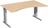 Carlo Ergonomischer Tisch, Farbe buche, HxBxT 680-820x1600x1000 mm | GF1931