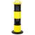 Modularer Ketten-Absperrpfosten, Höhe: 85 cm, individuell erweiterbar Version: 02 - gelb/schwarz