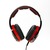 Red Fighter H2, Gaming Headset, słuchawki z mikrofonem, regulacja głośności, czarno-czerwona, 2x 3.5 mm jack