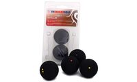 UNSQUASHABLE Squashball, schwarz, schnell, 2er Blister (98001607)