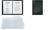 sigel Speisekarten-Mappe, A4, schwarz, Gummi-Bindung, blanko (8202539)
