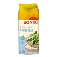 Wafle ryżowe Sonko, naturalne, 130g
