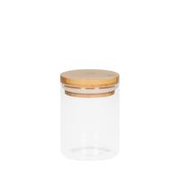 Artikelbild Glass storage jar "Bamboo", 375 ml, transparent