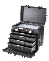 GT Schubladen-Koffer ALL.IN.ONE AI1.KT02, 581x381x455mm, fahrbar, 4 Schubladen
