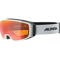 Alpina Sports DOUBLE JACK PLANET Q-LITE Wintersportbrille Weiß Unisex Mehrfarbig Sphärisches Brillenglas