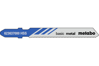 Metabo 623637000 lama per sega a gattuccio, sega a traforo e sega universale Lama per seghetto alternativo High-Speed Steel (HSS) 5 pz