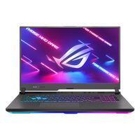 ASUS ROG Strix G17 G713PU-HX042 AMD Ryzen™ 9 7845HX Laptop 43,9 cm (17.3") Full HD 16 GB DDR5-SDRAM 512 GB SSD NVIDIA GeForce RTX 4050 Wi-Fi 6E (802.11ax) Windows 11 Home Czarny...