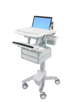 Ergotron StyleView Aluminium, Grey, White Laptop Multimedia cart