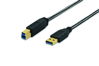 Ednet 84230 cable USB 1,8 m USB 3.2 Gen 1 (3.1 Gen 1) USB A USB B Negro