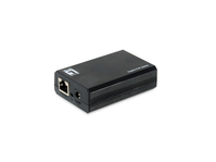 LevelOne POS-5000 séparateur voix-données Noir Connexion Ethernet, supportant l'alimentation via ce port (PoE)