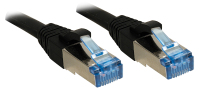 Lindy 47181 hálózati kábel Fekete 5 M Cat6a S/FTP (S-STP)