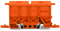 Wago 222-500 Anschlussblock Orange