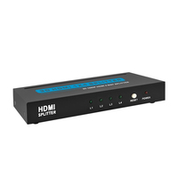Qoltec 50537 répartiteur vidéo HDMI 4x HDMI