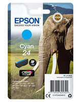 Epson Elephant C13T24224012 tintapatron 1 dB Eredeti Standard teljesítmény Cián
