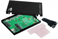 EXSYS EX-3672 behuizing voor opslagstations HDD-/SSD-behuizing Zwart 2.5"