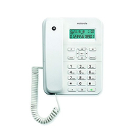 Motorola CT202 Telefono analogico Identificatore di chiamata Bianco