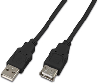 Wirewin USB A-A MF 0.15 SW USB Kabel 0,15 m USB 2.0 Schwarz
