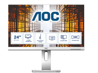 AOC P1 X24P1/GR écran plat de PC 61 cm (24") 1920 x 1200 pixels WUXGA LED Gris